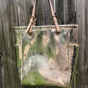Iridescent Gold Michael Kors Tote